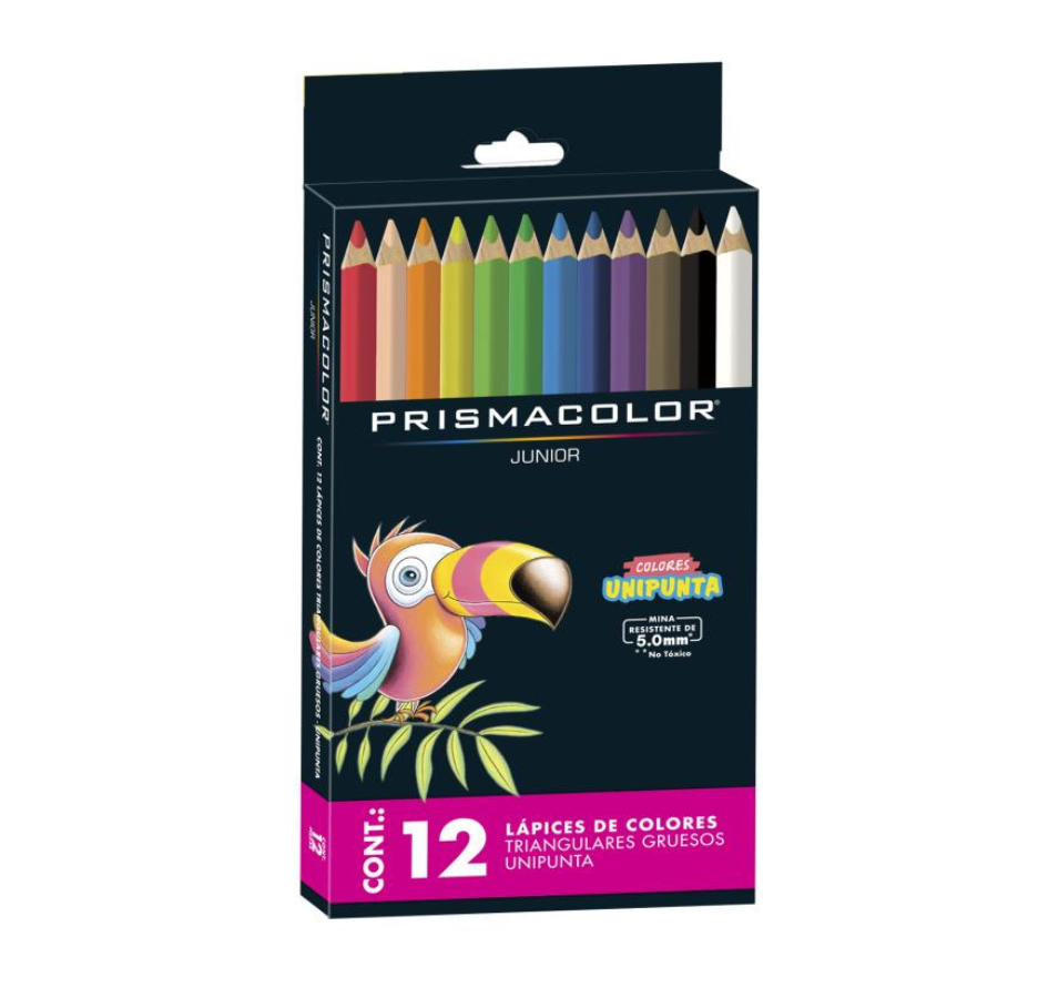 Prismacolor Junior 12Ct Triangular Thick