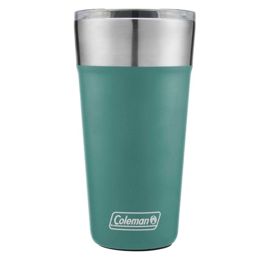VASO DE ACERO INOXIDABLE COLEMAN-BREW-TURQUESA 532ml