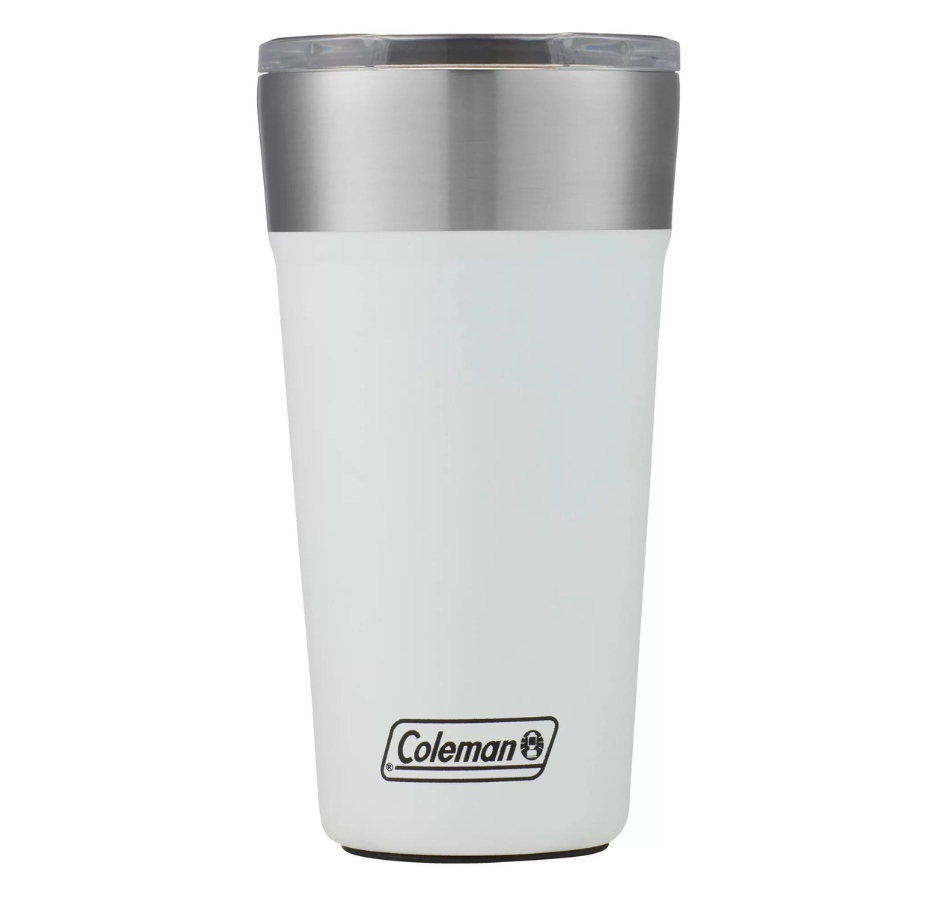 VASO DE ACERO INOXIDABLE COLEMAN Brew Blanco 532ml